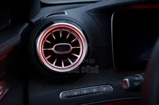 Mercedes-Style Led Turbine Air Vents - 4pcs Set With Ambient Light