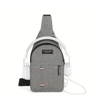 Unisex Fashtion Canvas Shoulder Chest Bag