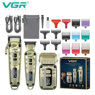 VGR 642 Professional Barbering Machine Set