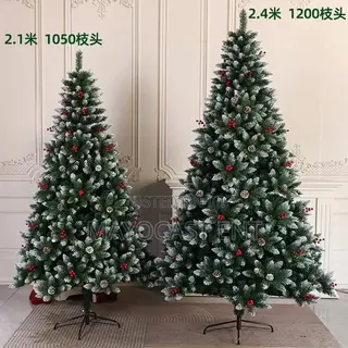 2025 Christmas Tree 210 Cm and 240 Cm With Red Berries