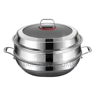 Stainless Steel Wok With Cover