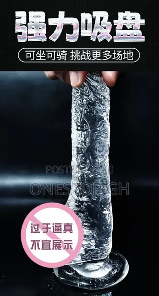 Transparent Realistic Dildo