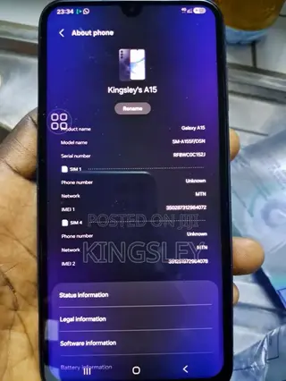 Samsung Galaxy A15 128 GB Blue