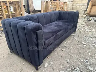3in1 Blue and Black Sofas Chairs
