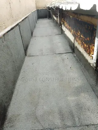 Concrete Roof Water Proofing and Secrt Concrete Gutter Water Proofing.