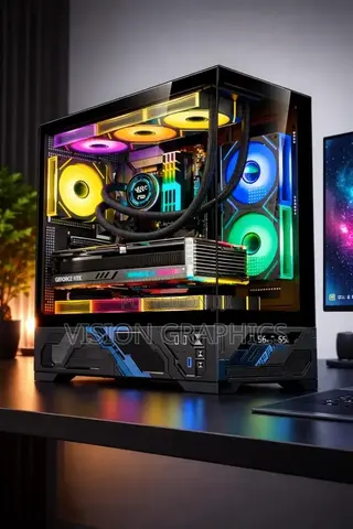 PC Gaming Case With Digital Temperature Display Function
