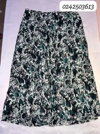 Multicolored Casual Skirt