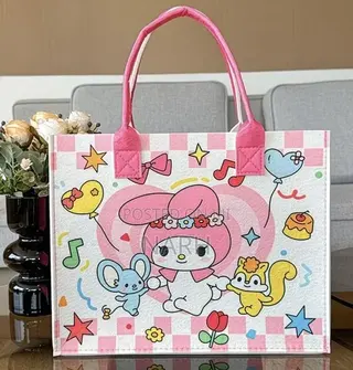 Floral and Multi Colored Felt Bags