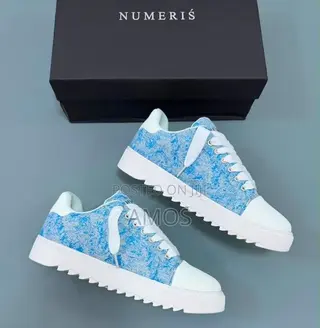 NUMERIS Blue White Sneakers