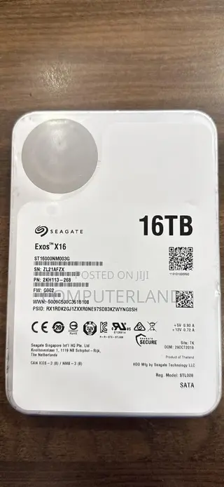 16TB Seagate Exos X16 Hard Drive