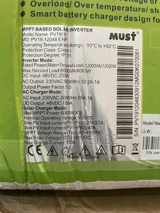 12kw Must Hybrin Inverter
