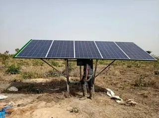 Borehole With Solar System Pump