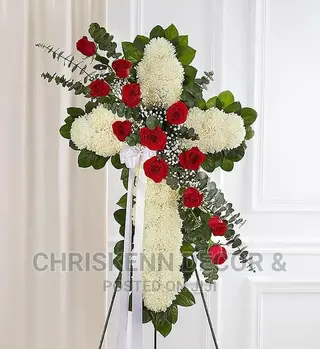 Cross Flowers Funeral Wreaths