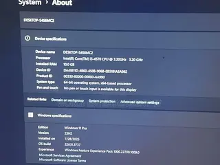 Desktop Computer Asus 6GB Intel Core i5 HDD 160GB