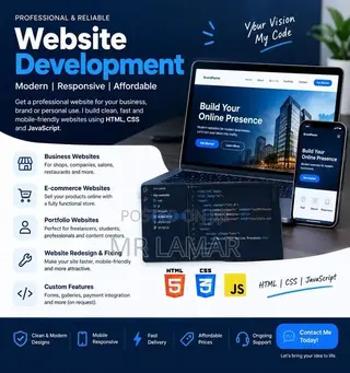 Professional Website Development | Business & E-Commerce Websites
