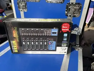 7-Channel Professional Live Audio Mixer Console