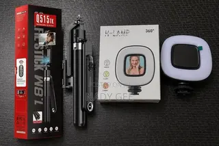 Q515 Tk Ai Tracking Gimbal Selfie Stick With 2led Mini Lights