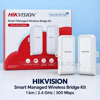 Hikvision DS-3WF1000-EI-2N Smart Managed Wireless Bridge Kit