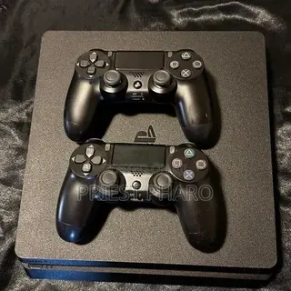 PS4 Slim With 2 Controllers,