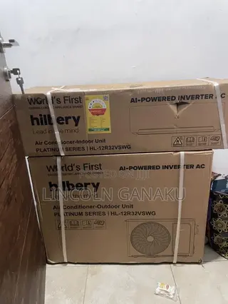 Hilbery 1.5hp R32 Gas 3-Star Wide AI-Powered Inverter AC