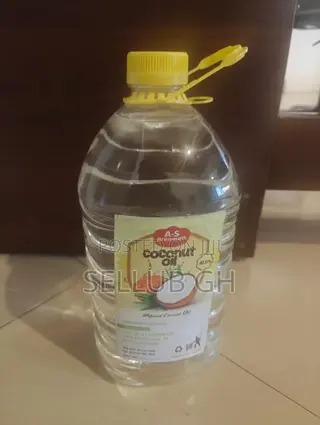 A-S Premium Refined Coconut Oil 4 Litres - Cooking, Skin Hair