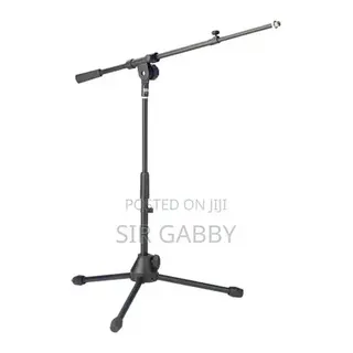 Round Base and Tripod Mic Stand