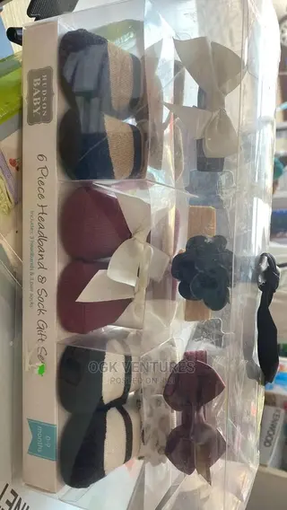 Girls Socks and Headbands Gift Set