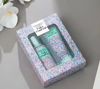 Senoritas Secret Cakefetti 2 in 1 Fragrance Mist and Body Lotion Set.