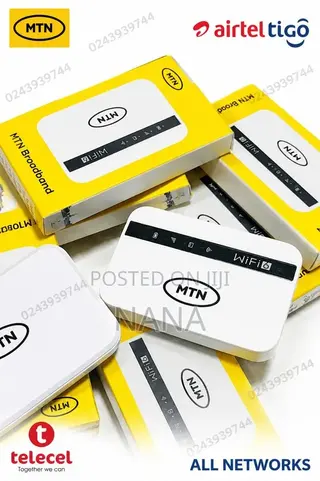 4G All Networks MTN Portable Universal Lte Mifi/ Wi-Fi.