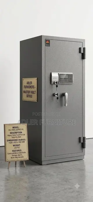 Extra Large Heavy-Duty Commercial Security Vault (Model Ha-1500)