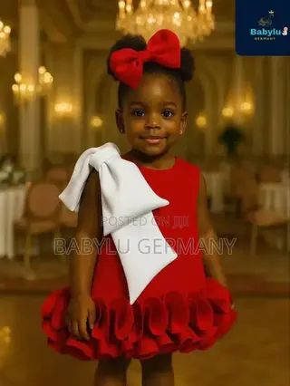 Cute Red Dress With Free Hair Accessory