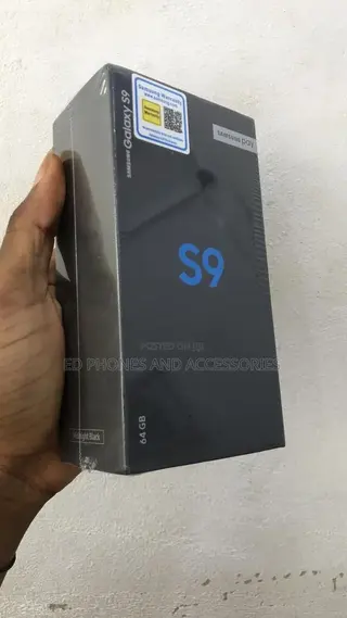 New Samsung Galaxy S9 64 GB Black