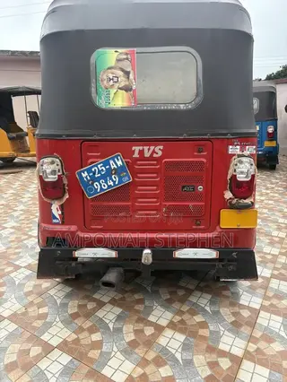 TVS King Deluxe Plus iTouch Start 2025 Red