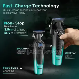 Rechargeable VGR Combo Hair Clippers v-196 996