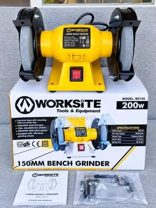 Worksite 200W Bench Grinder - 150MM