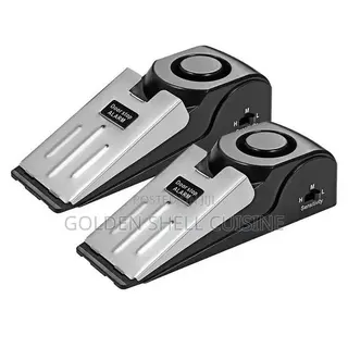 Portable Door Stop Alarm 120–125dB Anti-Theft Security Sensor (2-Pack)