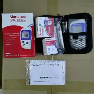 Blood Glucose Monitor (Sinocare Safe-Accu) Complete Set