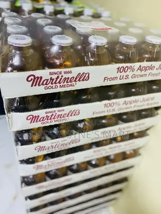 Martinelli's Glass Bottle 100% Apple Juice Pack of 24