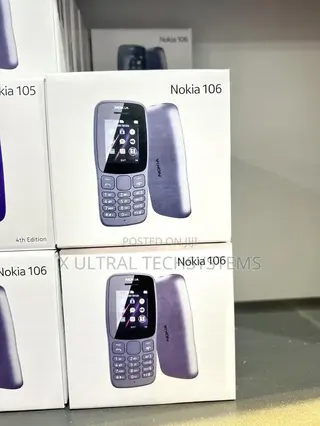 New Nokia 106 Black