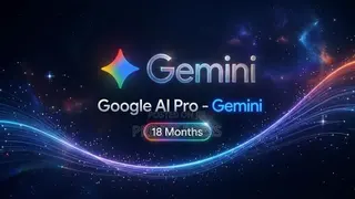 Gemini Ai Pro + 5 TB Storage for 18Months