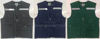 Safety Company Camera Media Vest Jacket Black Safety Reflective Vest