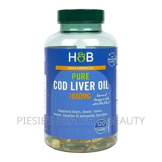 Holland Barrett Pure Cod Liver Oil 1000mg 120s
