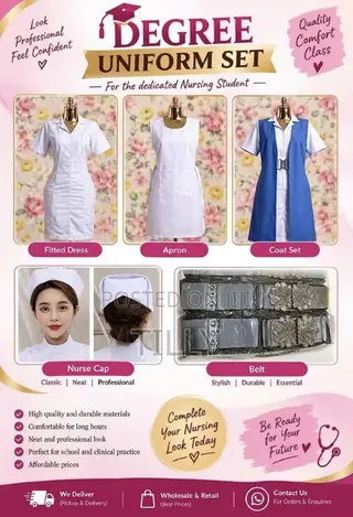 Degree Nurses Uniform Set