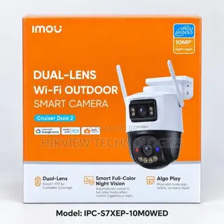 IMOU IPC-S7XEP-10M0WED Cruiser Dual 2 10MP Outdoor Wi-Fi Security Cam.