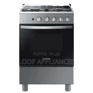 Stainless Steel Samsung 4 Burner Gas Cooker NX24BG45411VGH With Grill