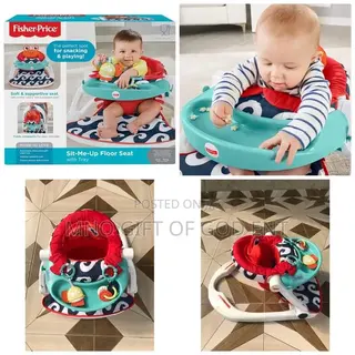 Fisher-Price Sit-Me-Up Floor Seat With Tray, Crab From U.S.