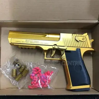 Mechanical Desert Eagle Toy Gun With Shell Injection and Soft Bullet
