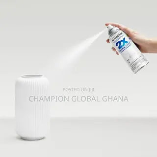 2x Enamel Flat White Spray