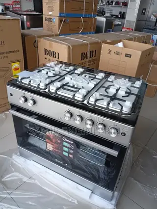 Sigma Pro-Cook SGC-F9060G-S: 5-Burner Gas Range & Turbo Grill