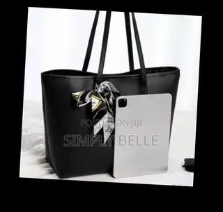 Solid Strap Tote Bag